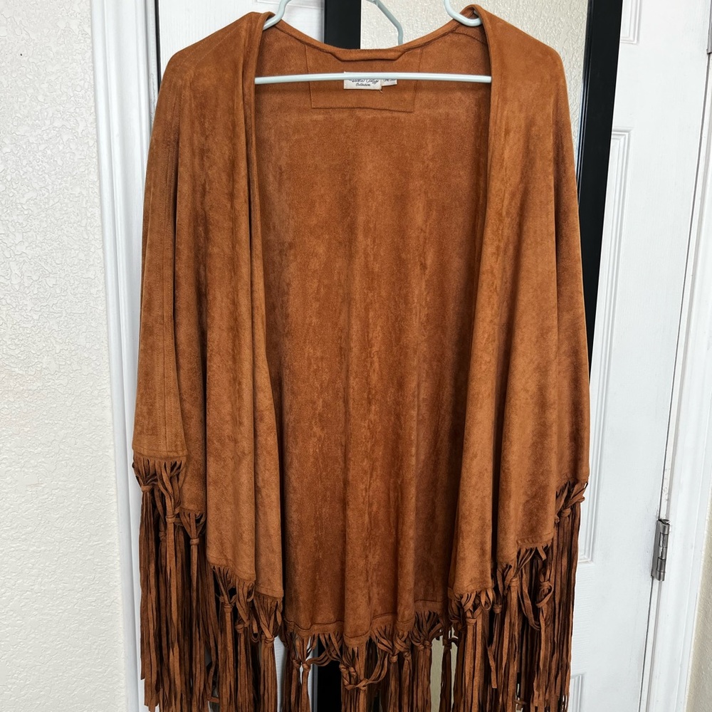 Tasha Polizzi Boho Fringe Shawl